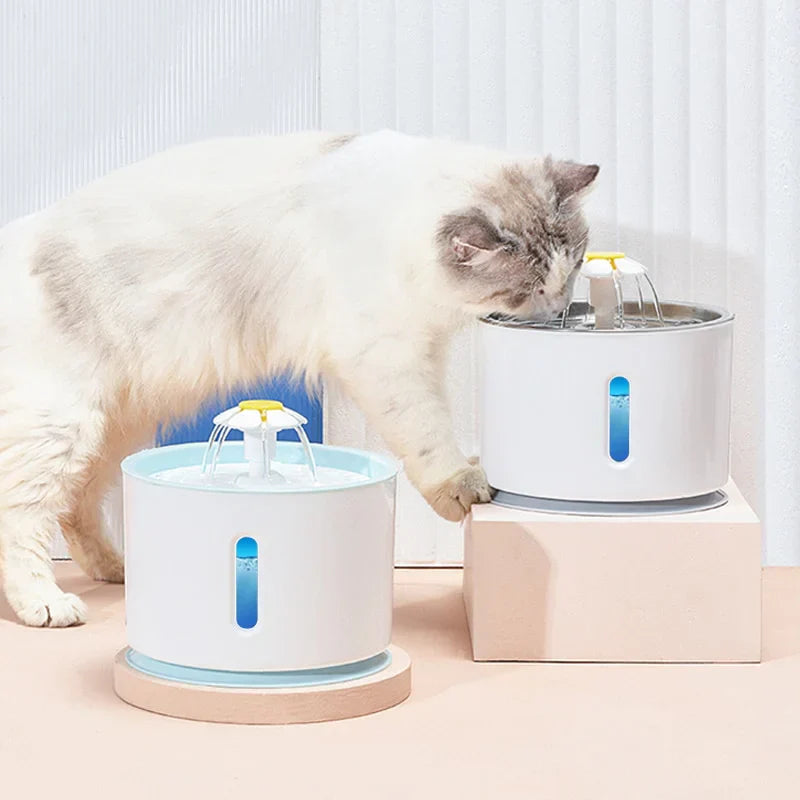 XELOE - Fontaine à Eau Fleur pour Chat