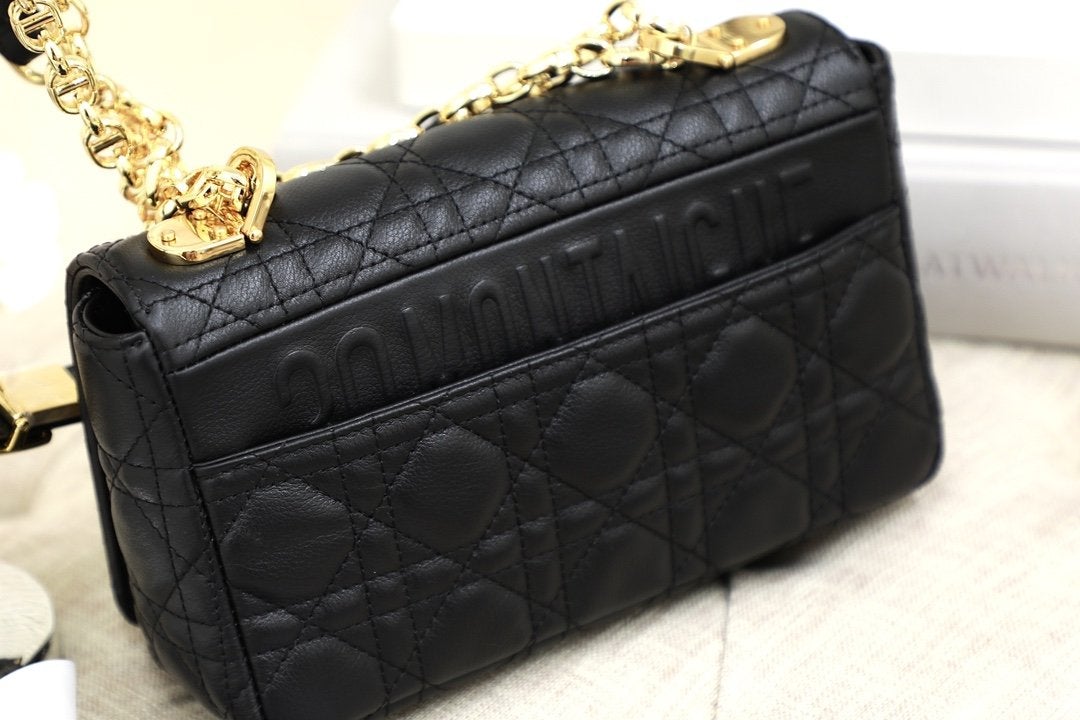 SMALL CARO BAG BALCK SUPPLE CANNAGE CALFSKIN