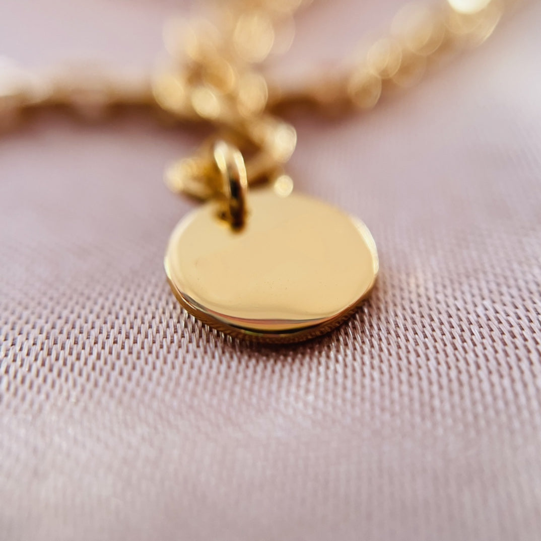 CD PEDANT NECKLACE GOLD