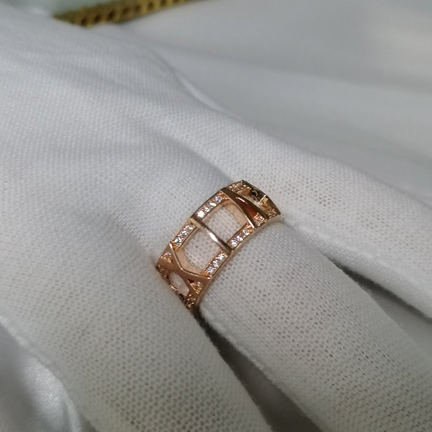 ATLAS LARGE OPEN DIAMOND RING