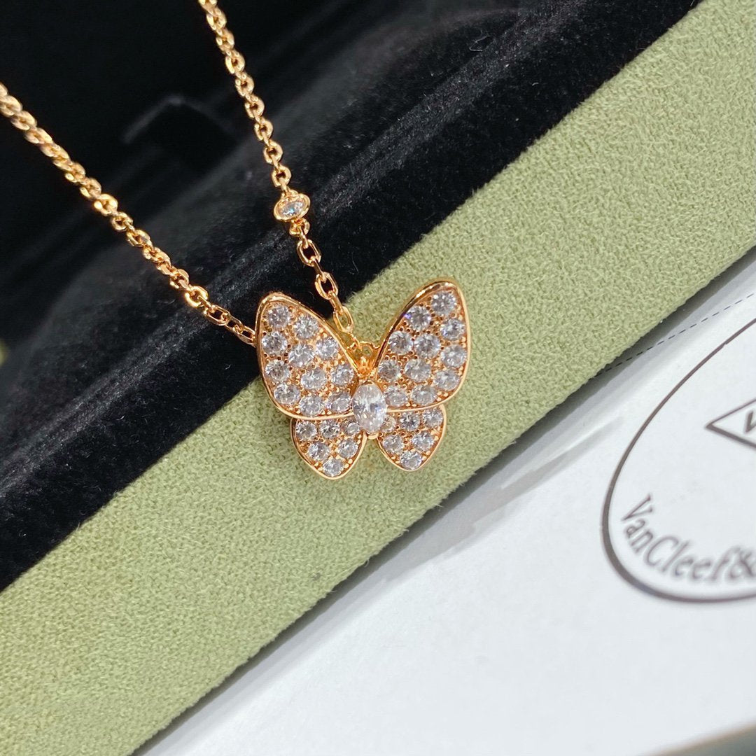 BUTTERFLY MEDIUM DIAMOND NECKLACE