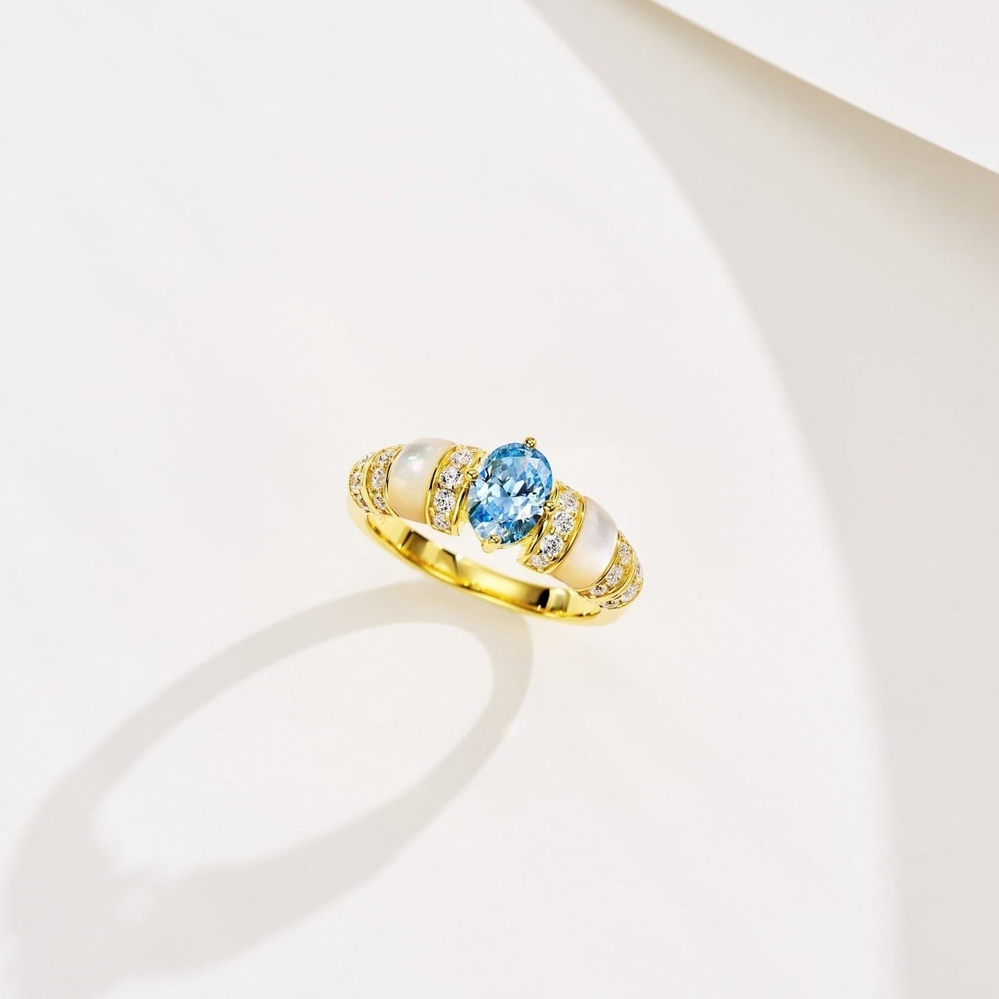 PARAIBA GOLD DIAMOND RING