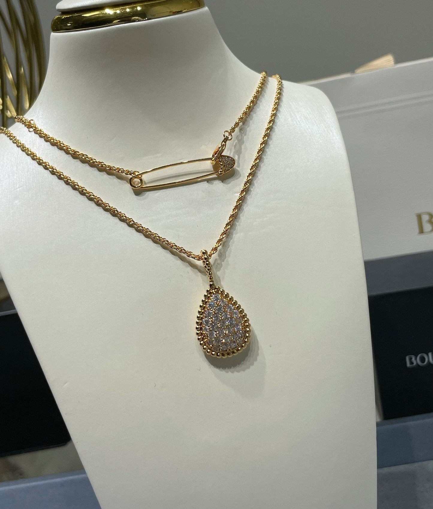 BOHEME DIAMOND LONG NECKLACE