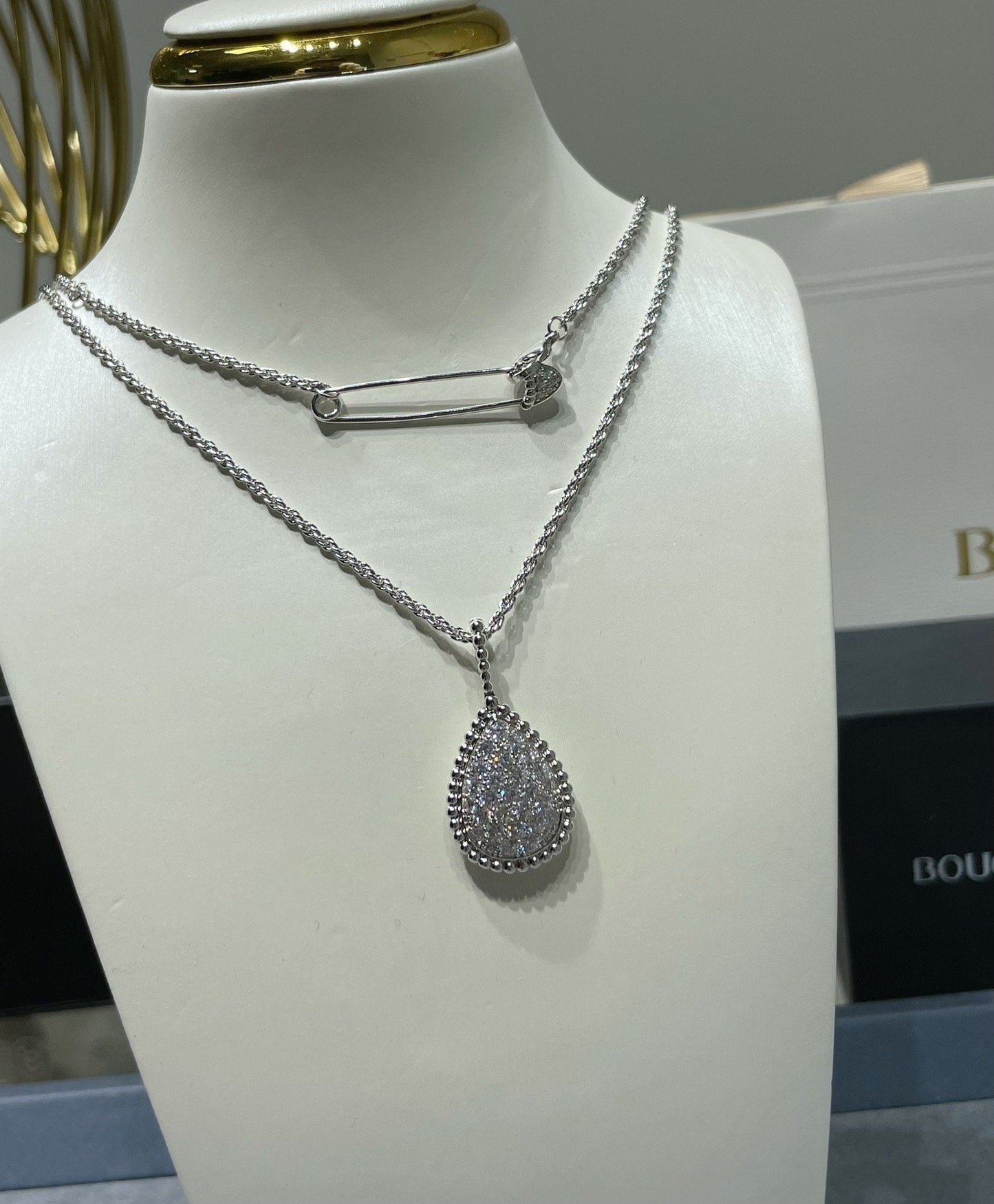 BOHEME DIAMOND LONG NECKLACE