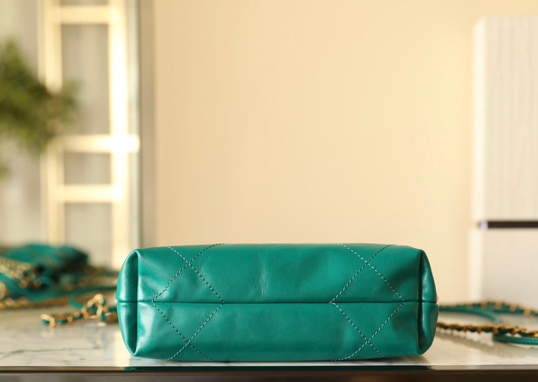 CC 22 ANTIBA HOBO BAG GREEN 20CM