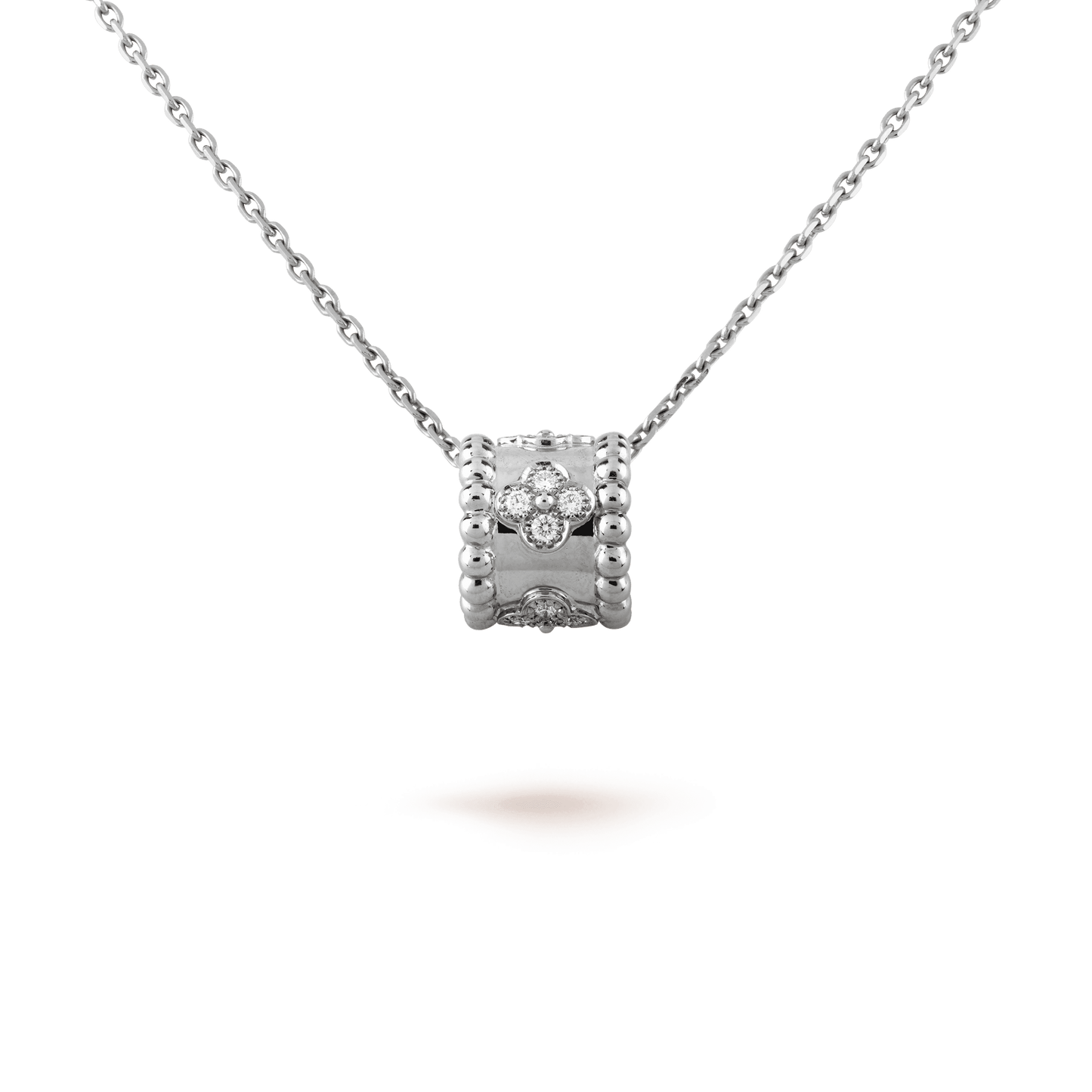 CLOVER SILVER NECKLACE