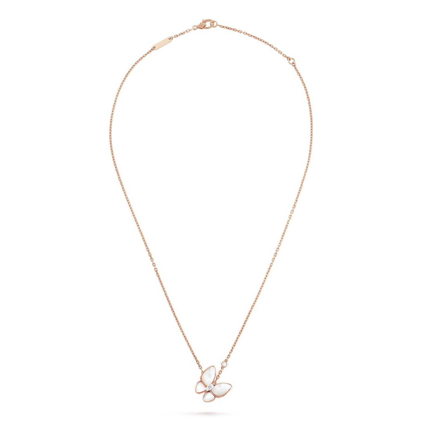 BUTTERFLY MOP DIAMOND NECKLACE