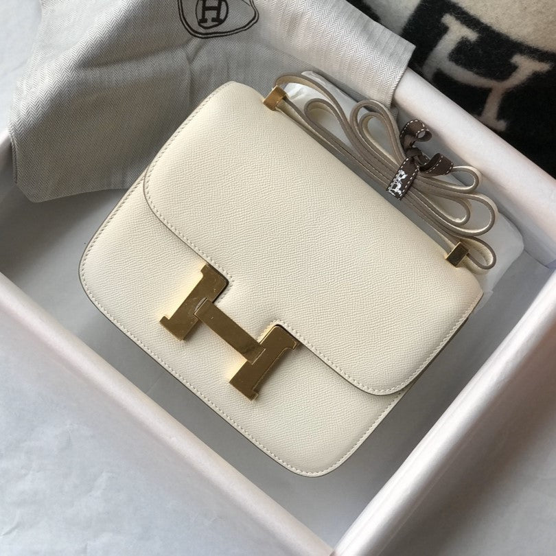 CONSTANCE 18 WHITE EPSOM GOLD HARDWARE