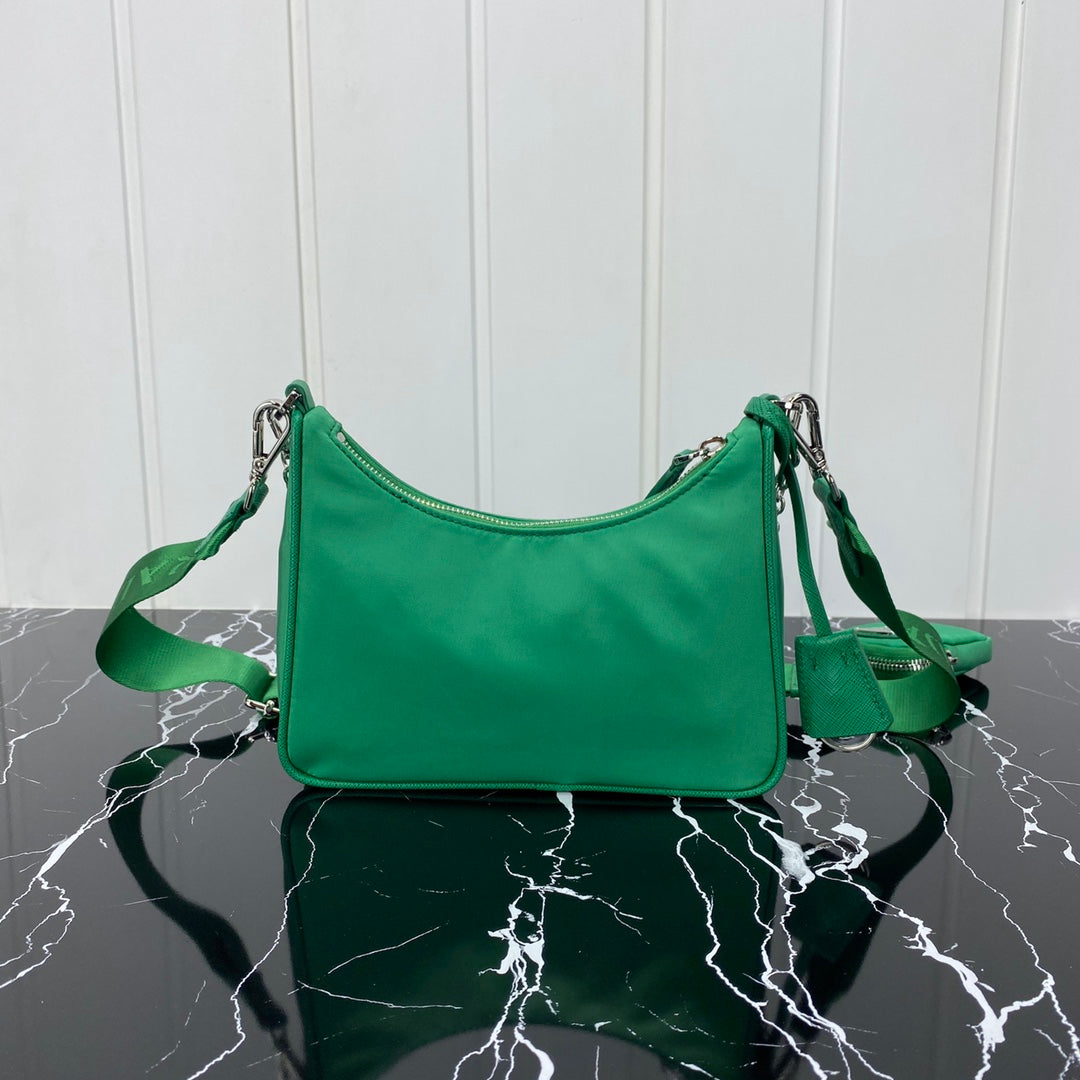 PRA HOBO 22 BAG IN COOL GREEN RE-NYLON