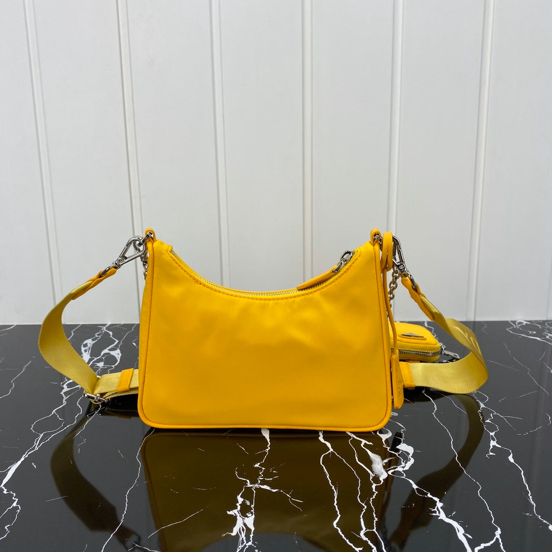 PRA HOBO 22 BAG IN AMBER YELLOW RE-NYLON