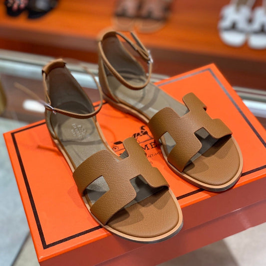 SANTORINI SANDAL BRONZE CALFSKIN