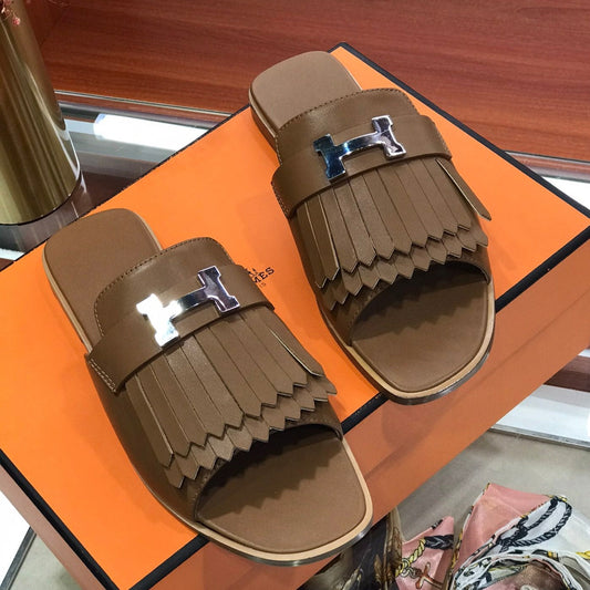 ROYAL SANDAL CHOCOLATE LAMBSKIN