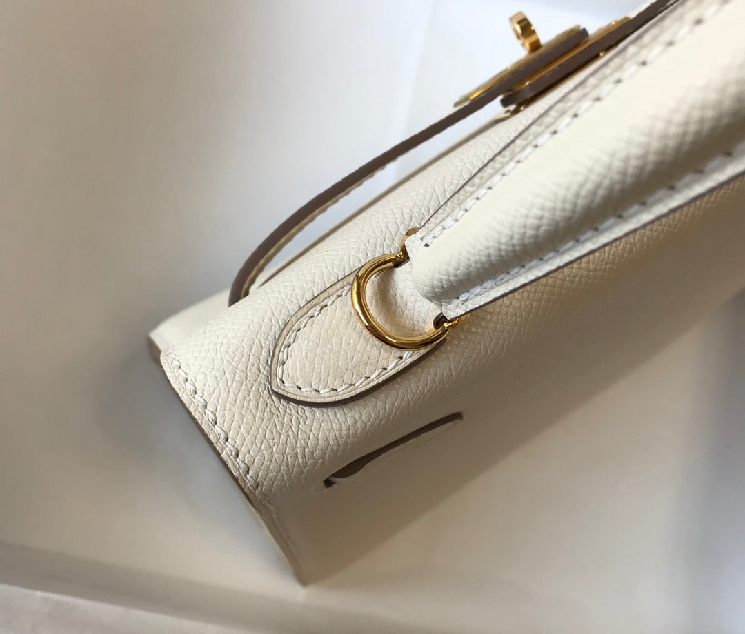 hm kelly 32cm white epsom leather gold hardware