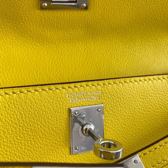 Kelly Danse II 22cm Yellow Evercolor Leather Shw