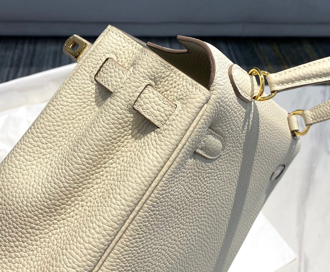 hm kelly 32cm cream togo leather gold hardware