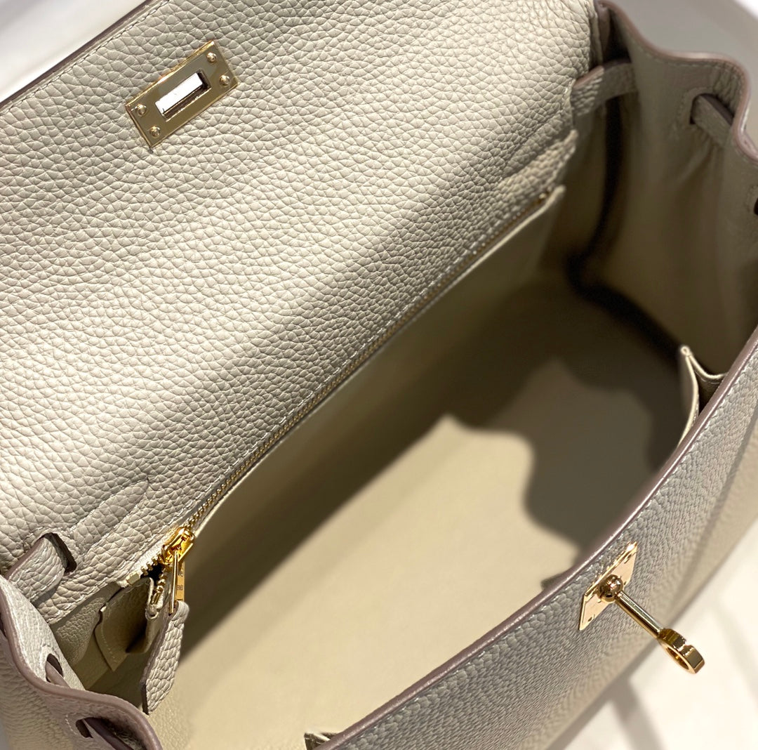 hm kelly 32cm cream togo leather gold hardware