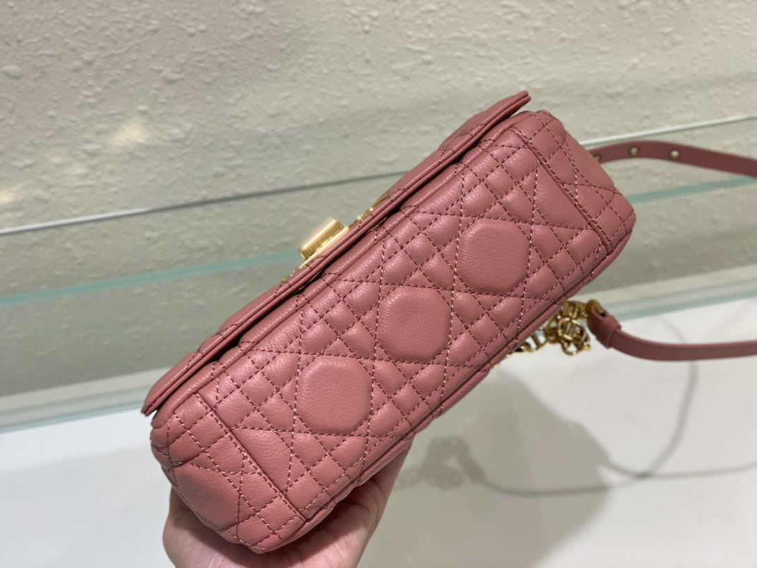 SMALL CARO BAG 20 PINK CALFSKIN