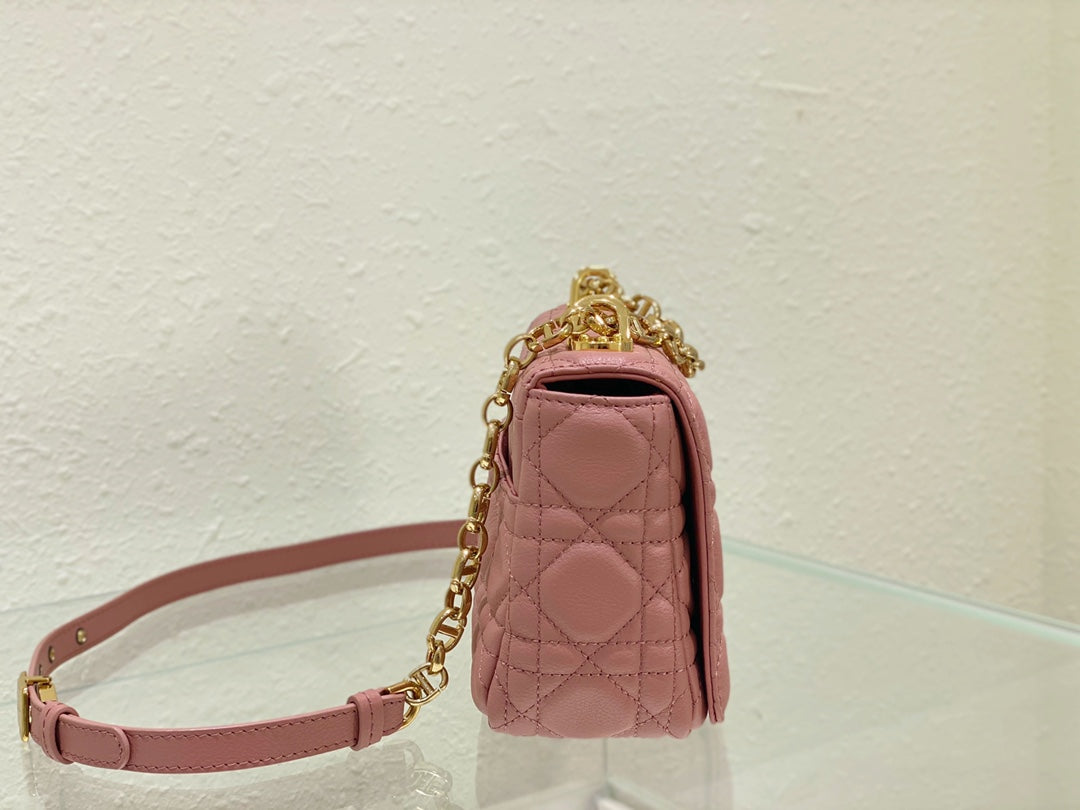 SMALL CARO BAG 20 PINK CALFSKIN