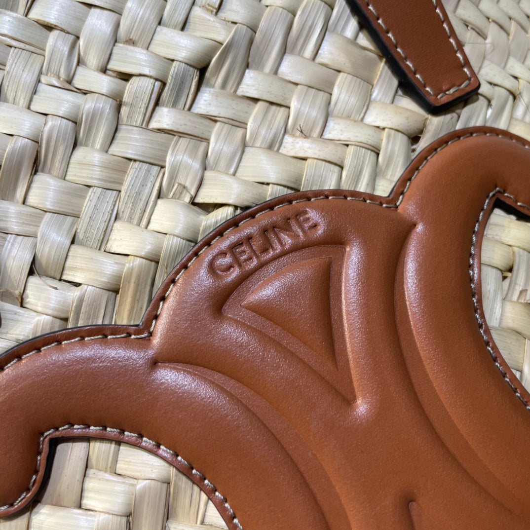 TEEN CLASSIC 20 PALM LEAVES AND TAN CALFSKIN