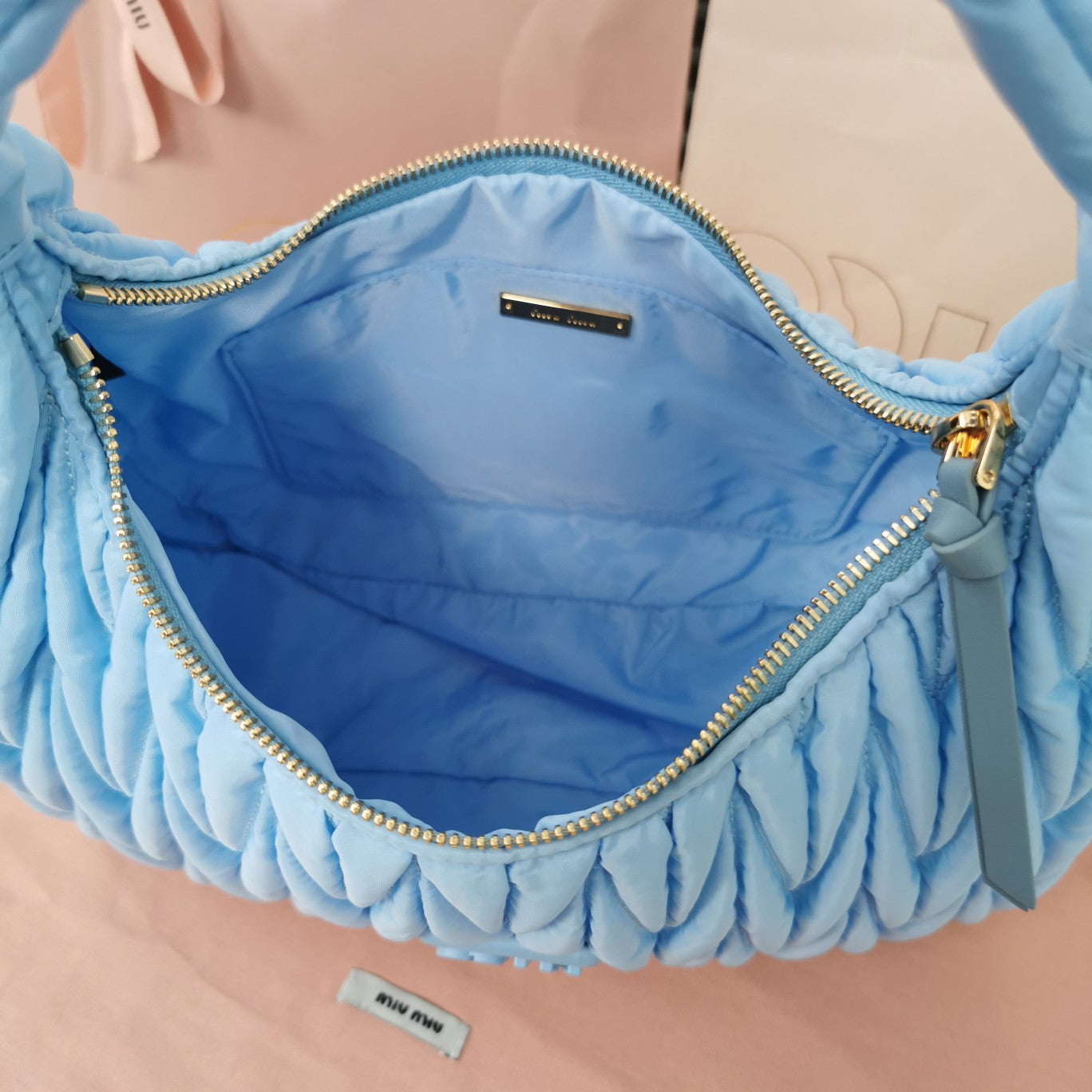 WANDER 28 BAG IN BLUE MINT ECO - FRIENDLY NYLON