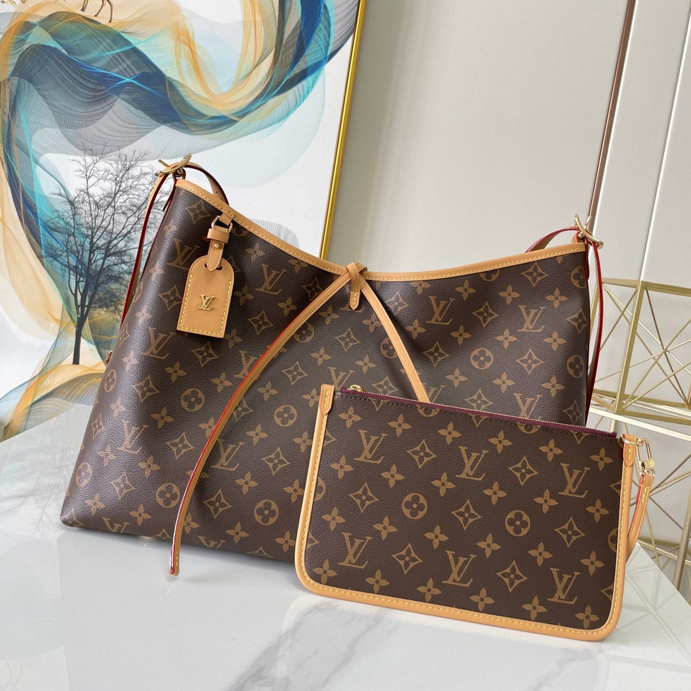 CARRYALL MM 39 BROWN MONOGRAM CANVAS