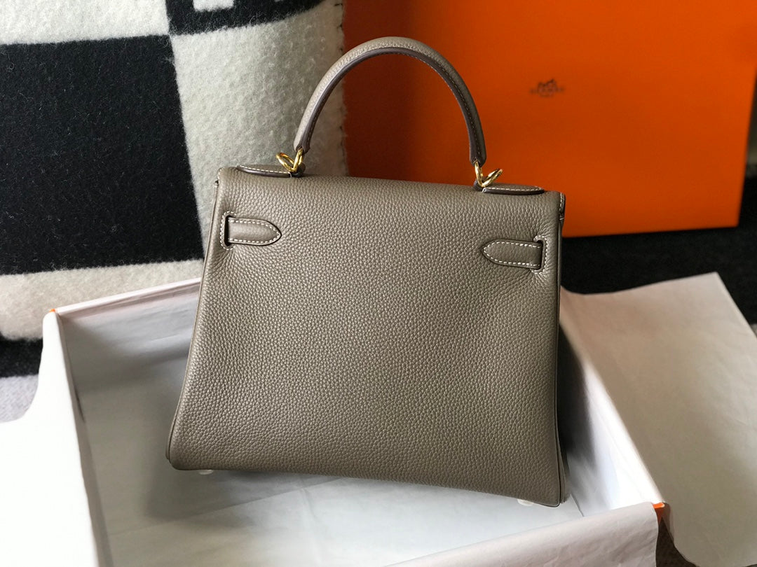 hm kelly 32cm taupe togo leather gold hardware