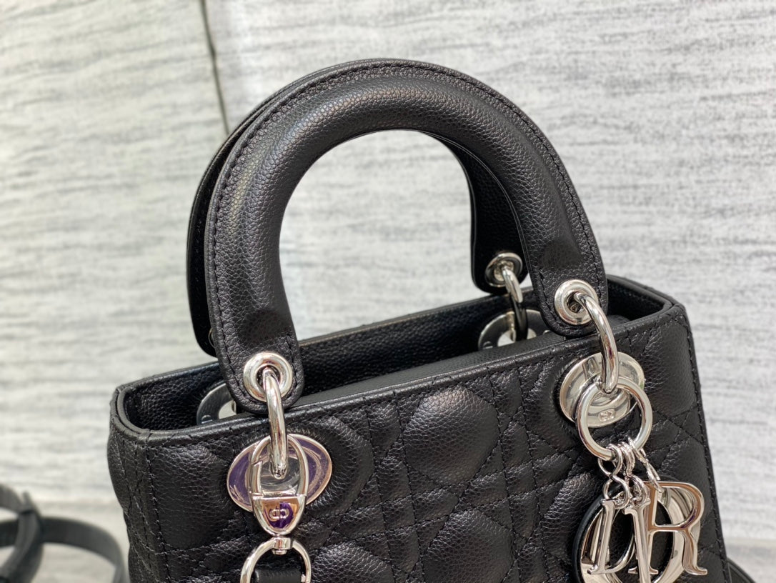 small lady 20 black calfskin shw