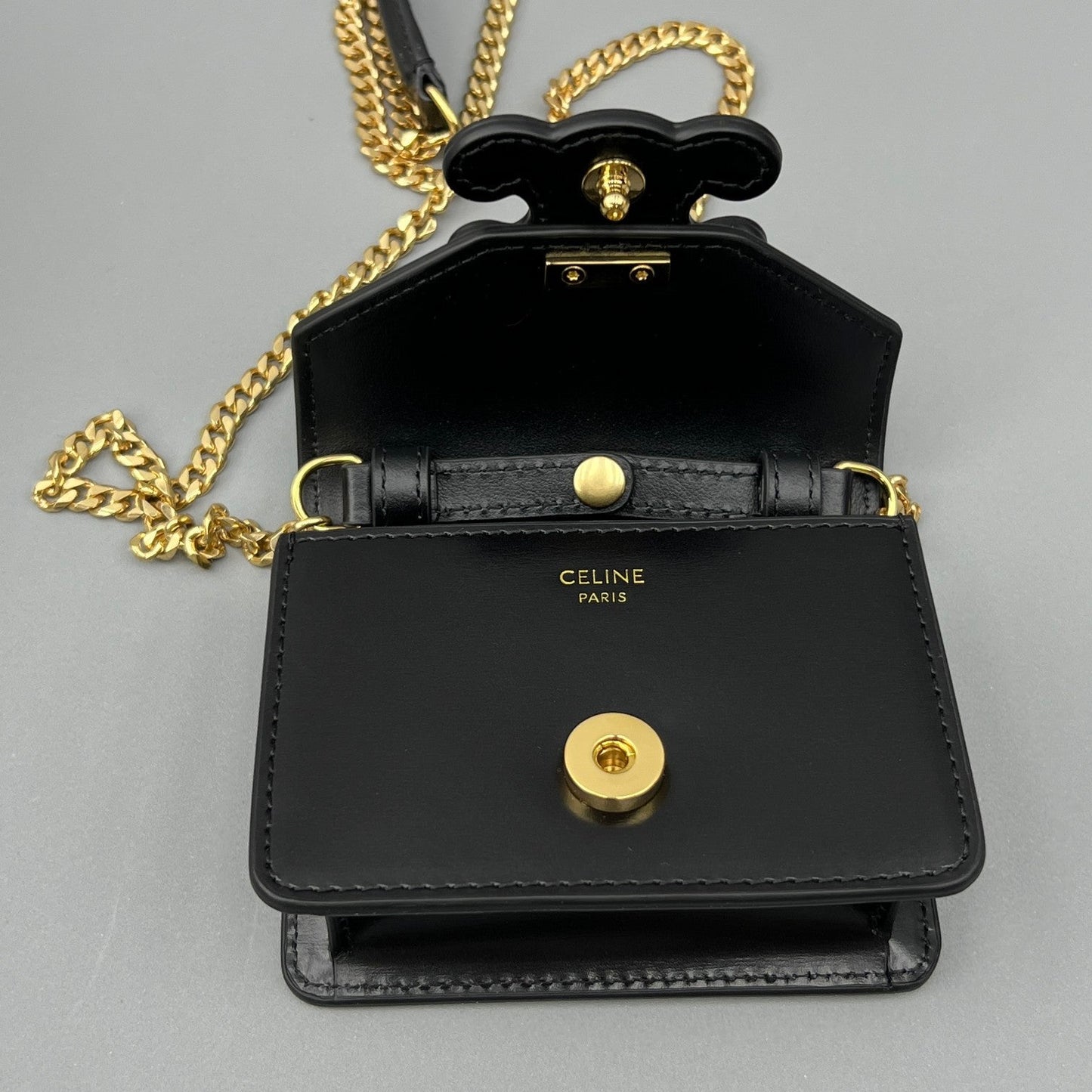 CUIR TRIPHOME 11 BLACK CALFSKIN