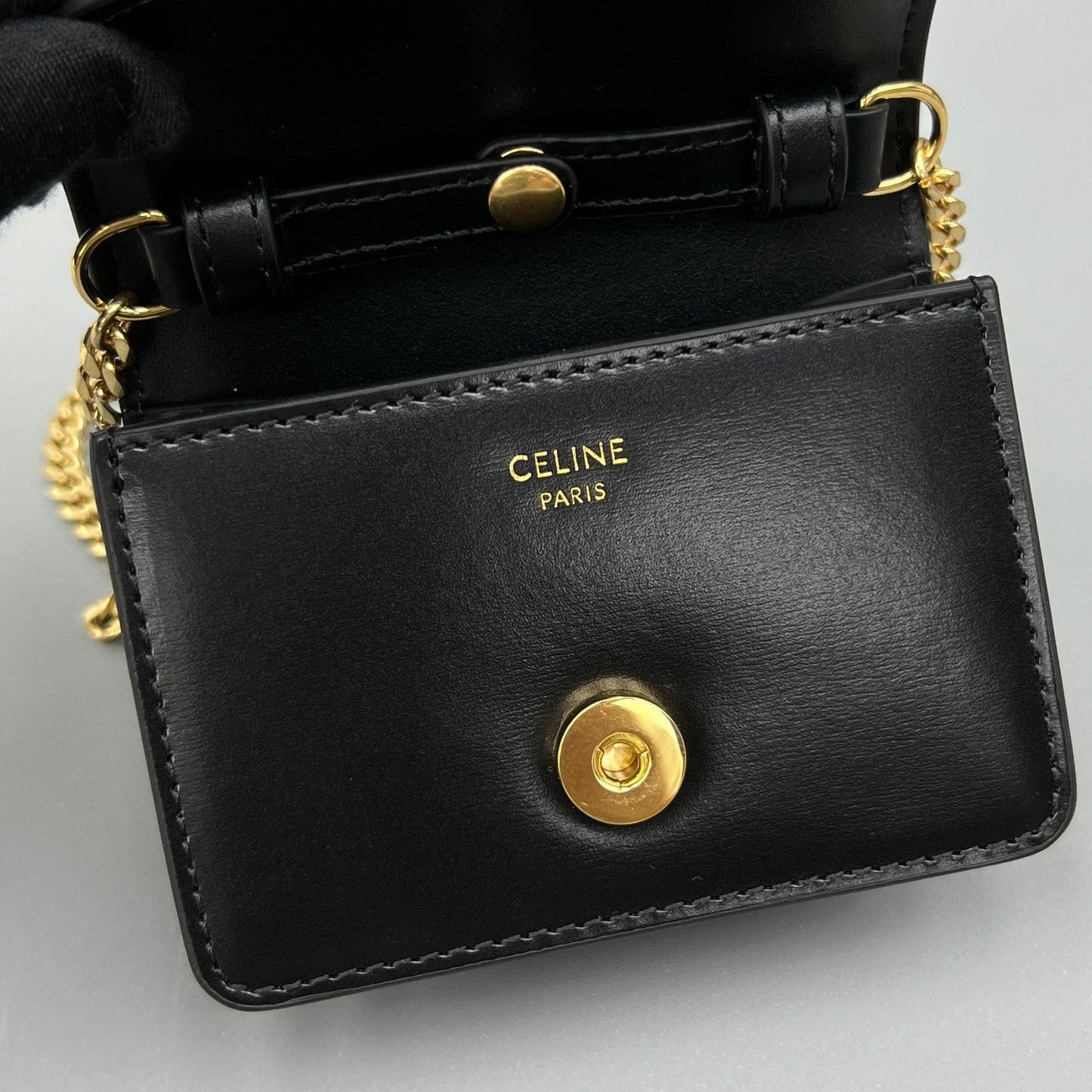 CUIR TRIPHOME 11 BLACK CALFSKIN