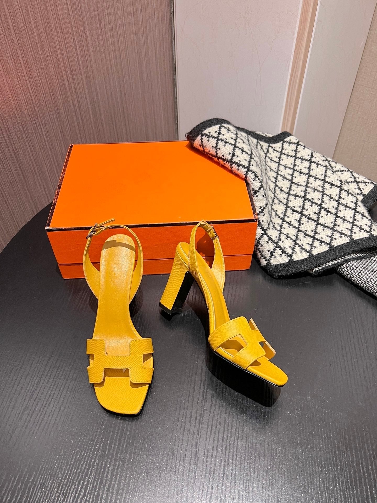 Slingback Sandal Eternite 95 Yellow