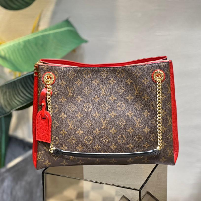 surene mm 36cm brown red monogram canvas