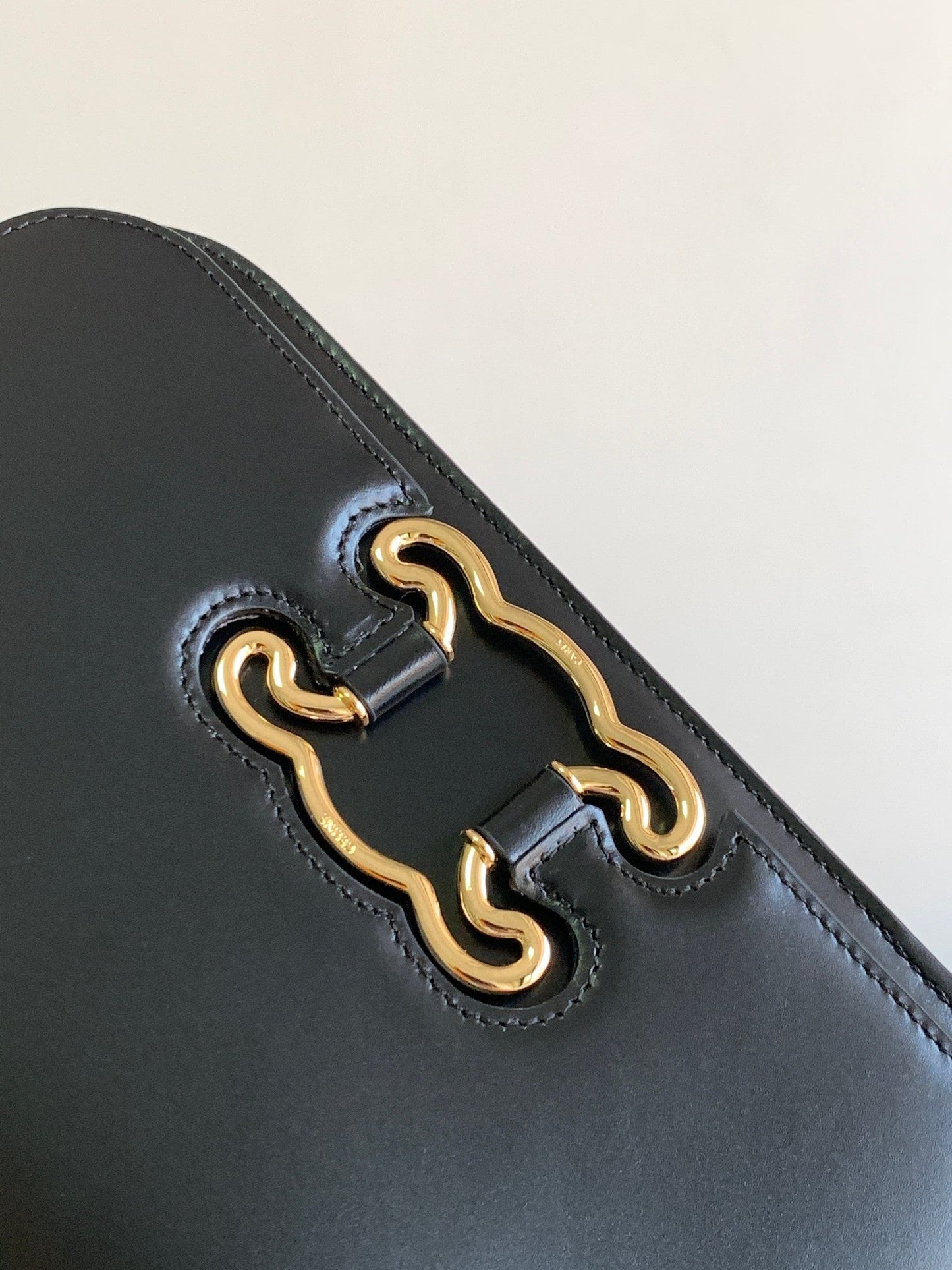 TRIOMPHE FRAME 23 BLACK CALFSKIN