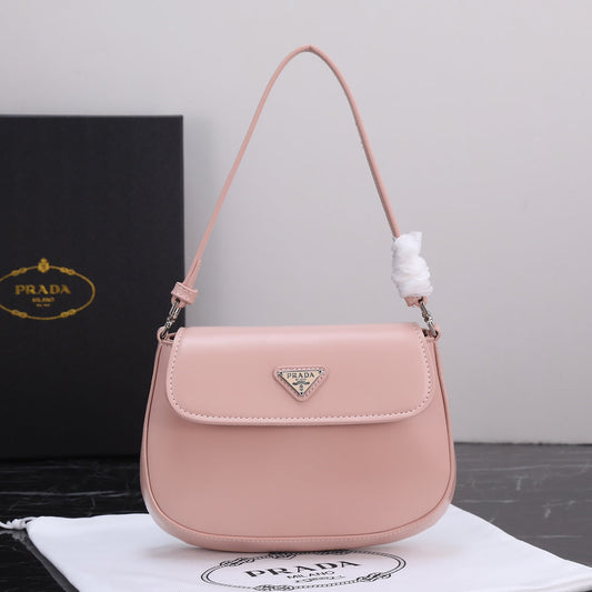 PRA 23 BAG IN LIGHT PINK CALFSKIN SILVER HARDWARE