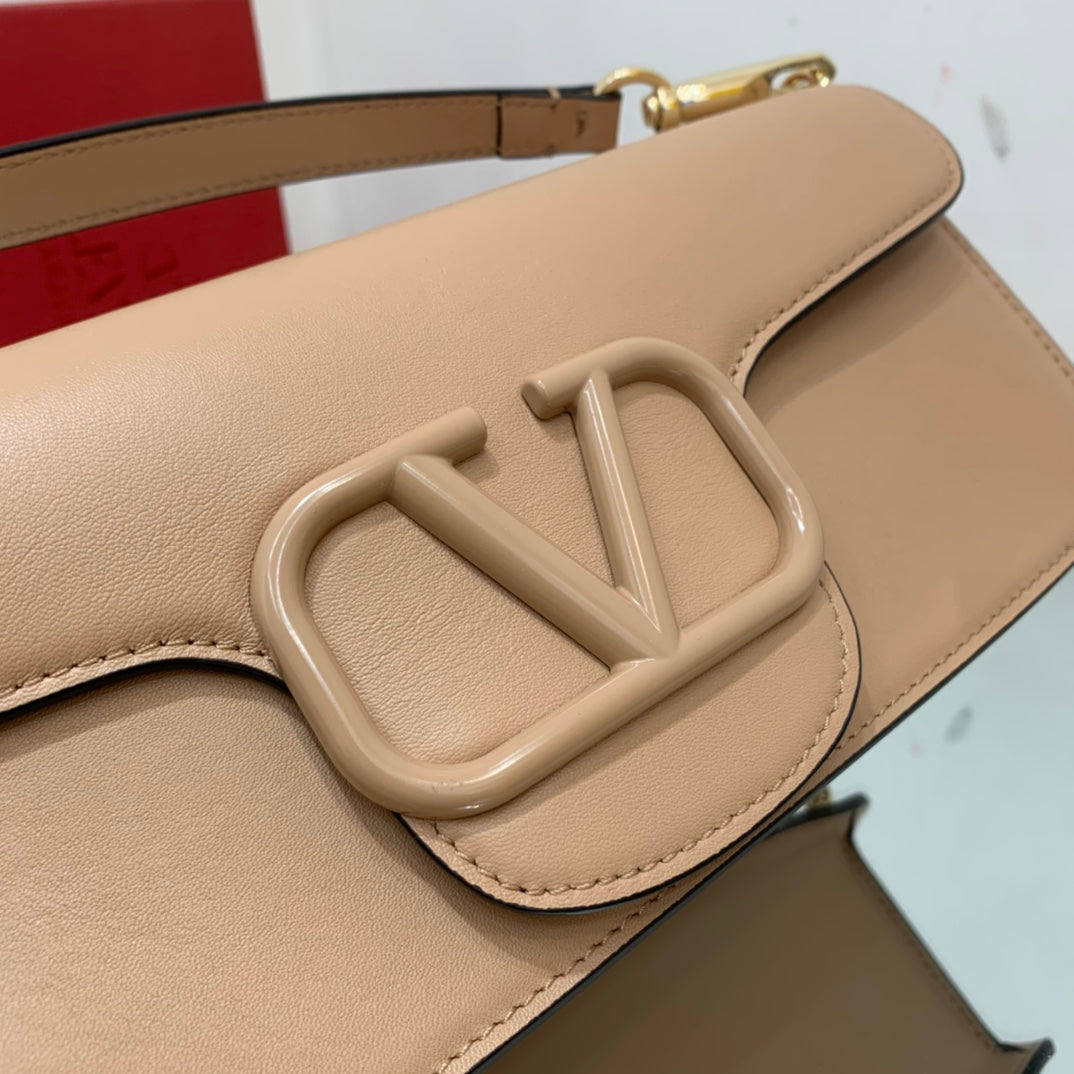 valenti loco 27 beige calfskin