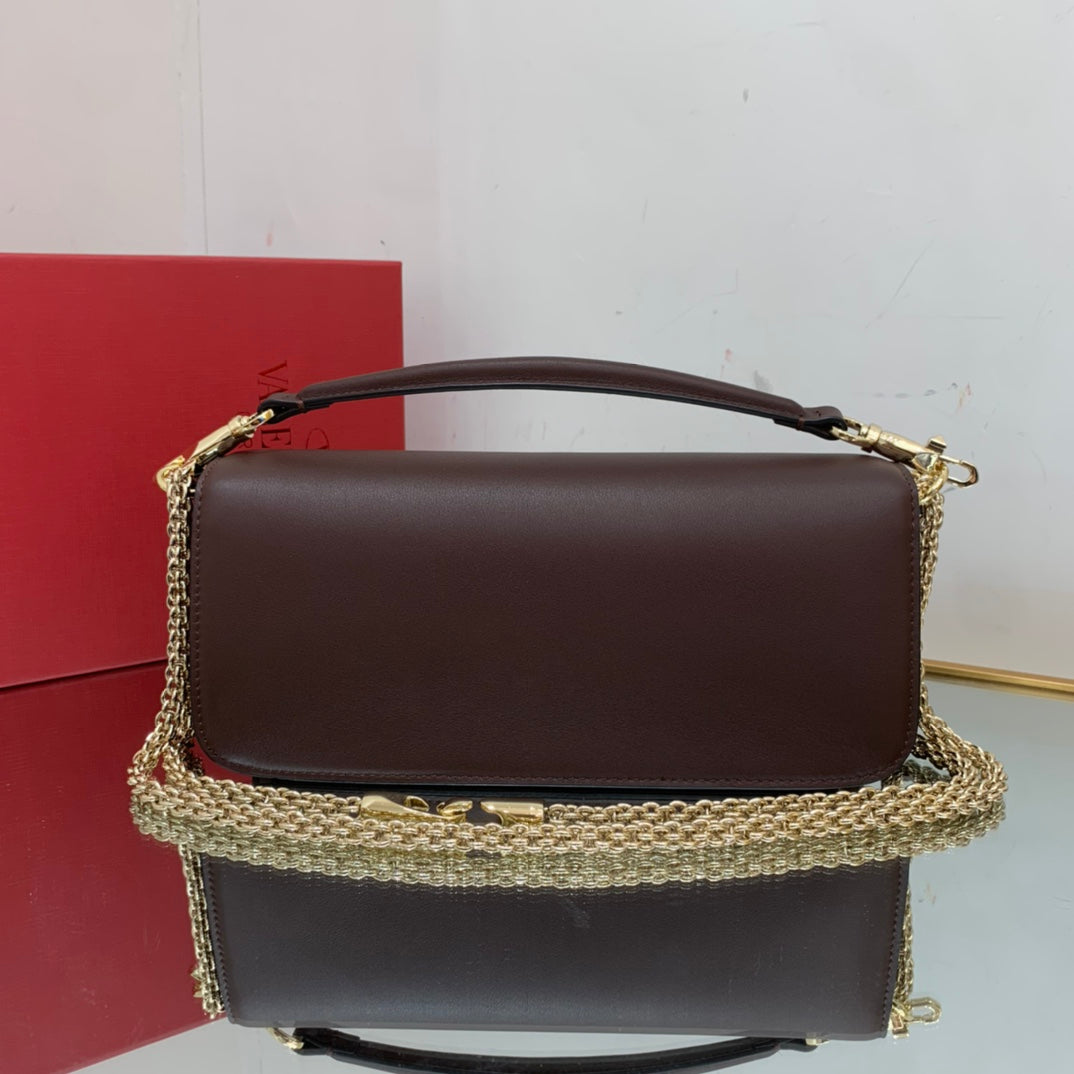 valenti loco 27 chocolate calfskin