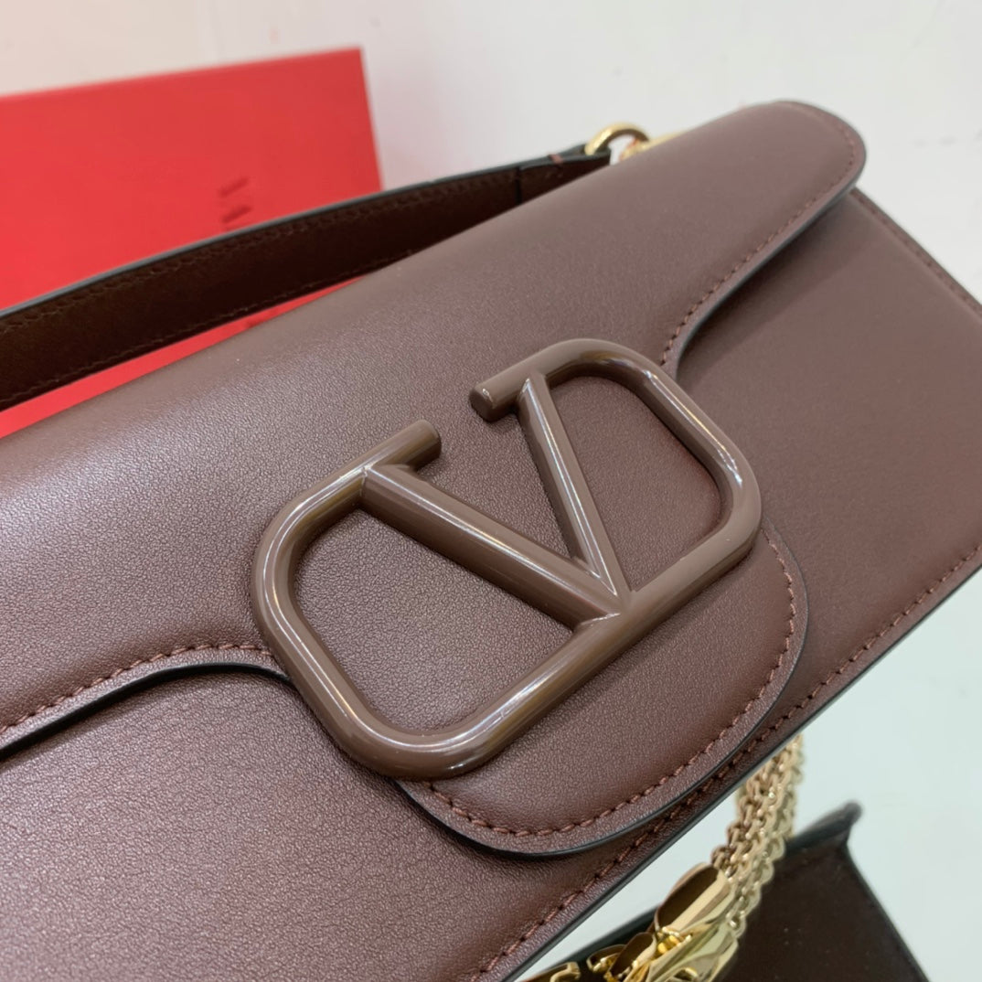 valenti loco 27 chocolate calfskin