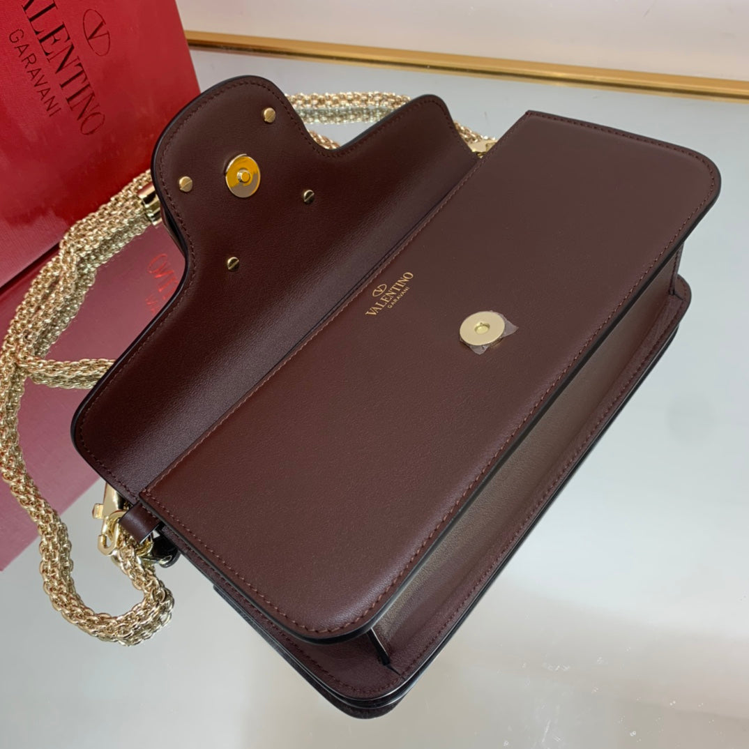 valenti loco 27 chocolate calfskin