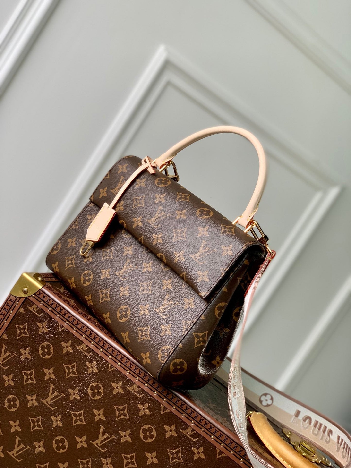 CLUNY BB 28 IN BROWN MONOGRAM CANVAS