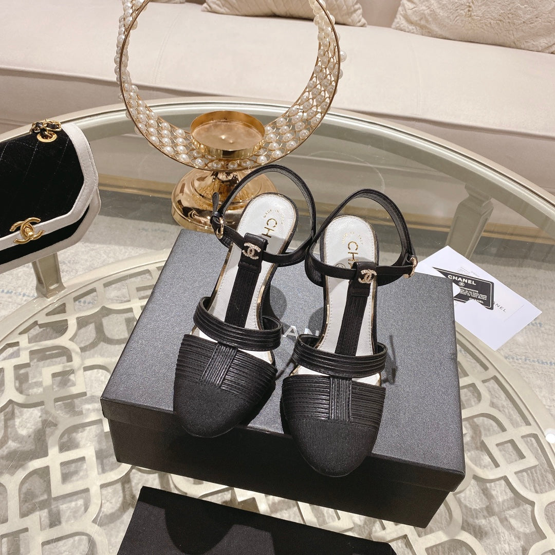 slingbacks 100 black grosgrain white calfskin