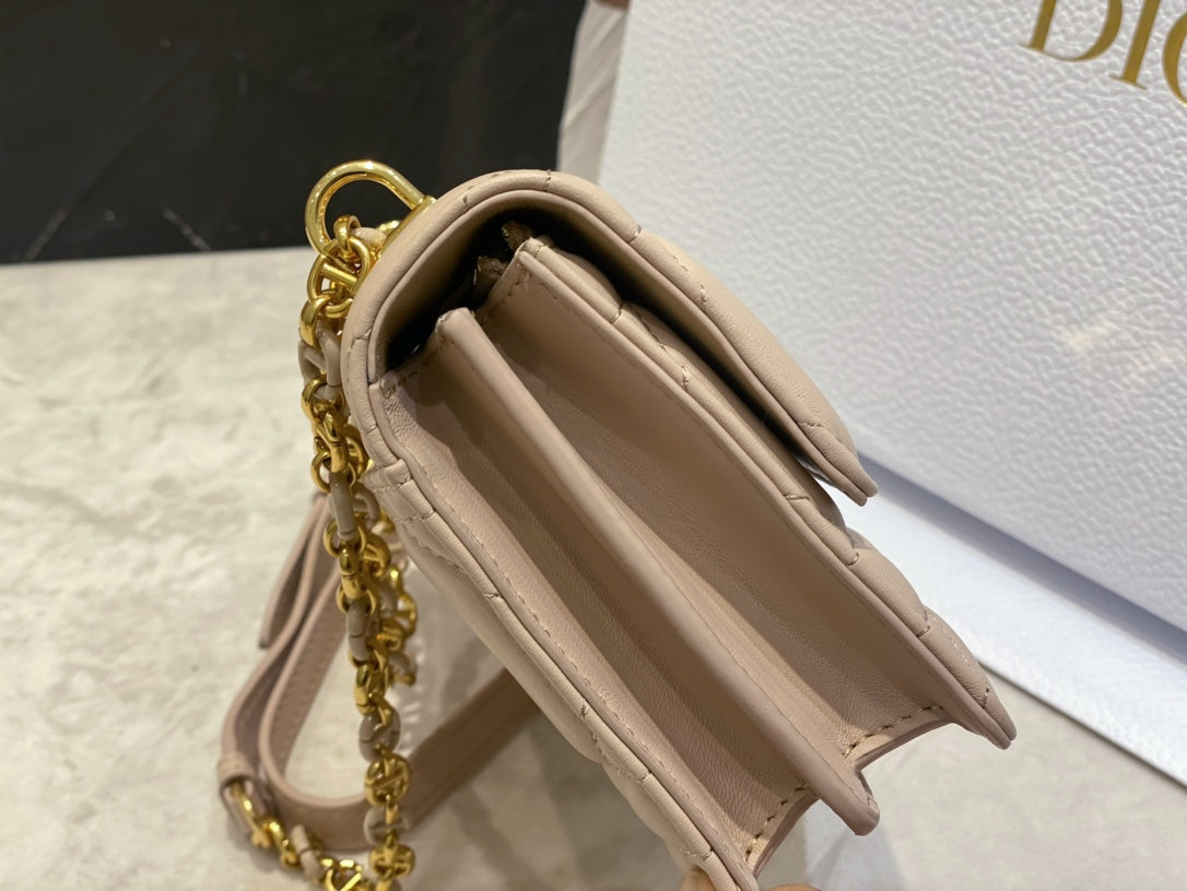 miss caro mini 19 light beige calfskin