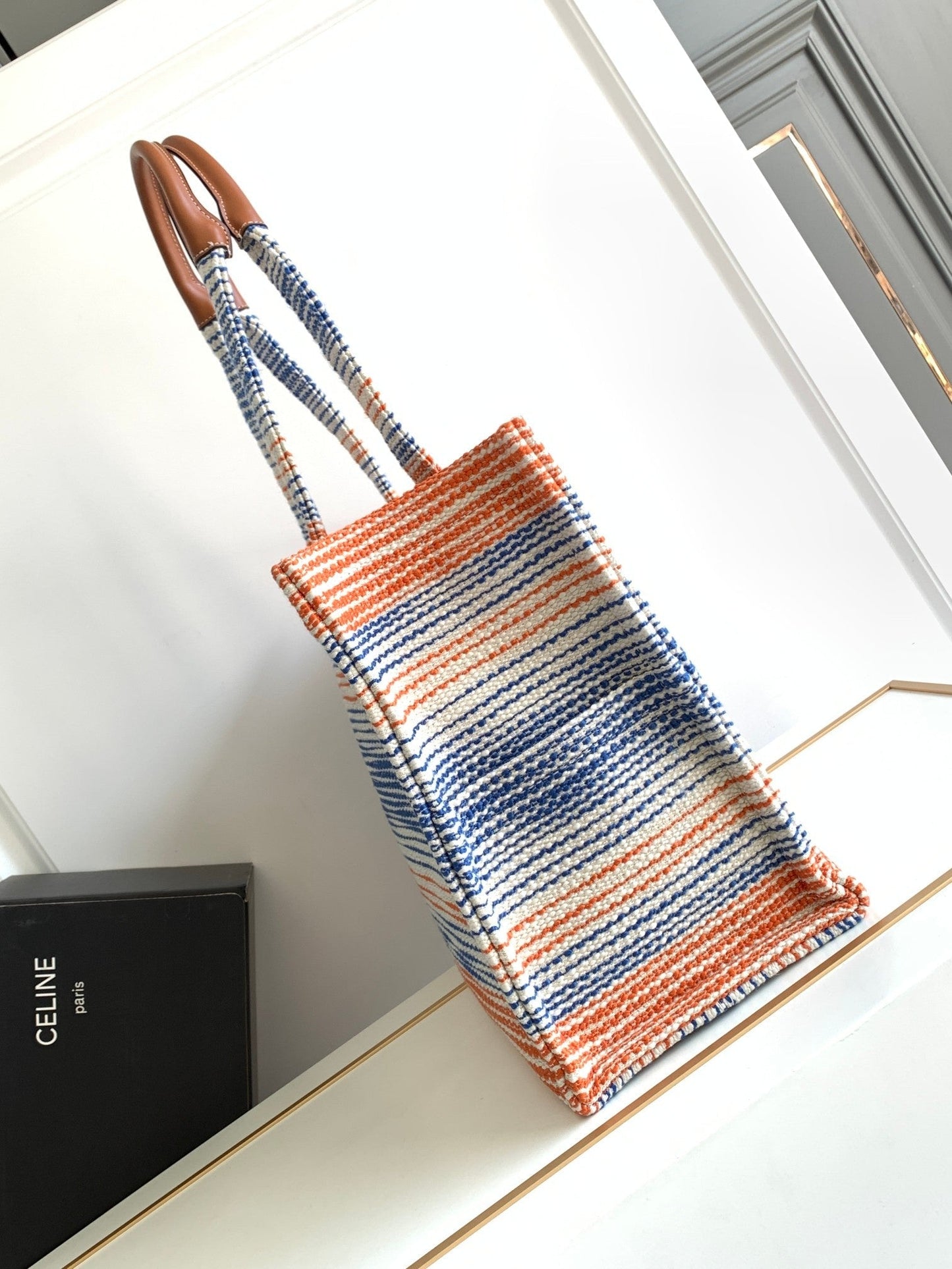 CABAS THAIS 41 RAINBOW FABRIC TOTE