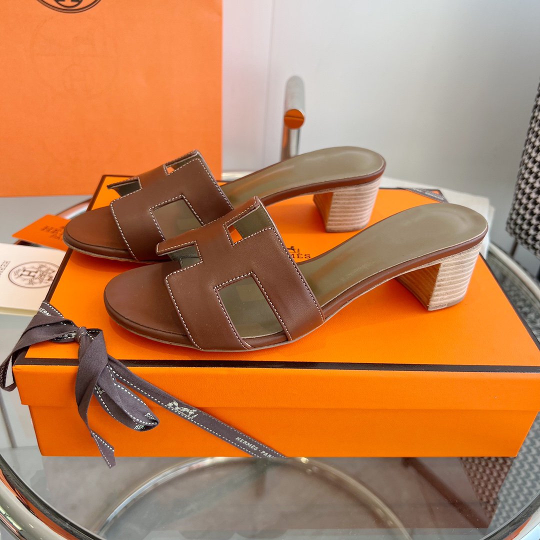 Oasis Sandal 50 Brown Etan Calfskin