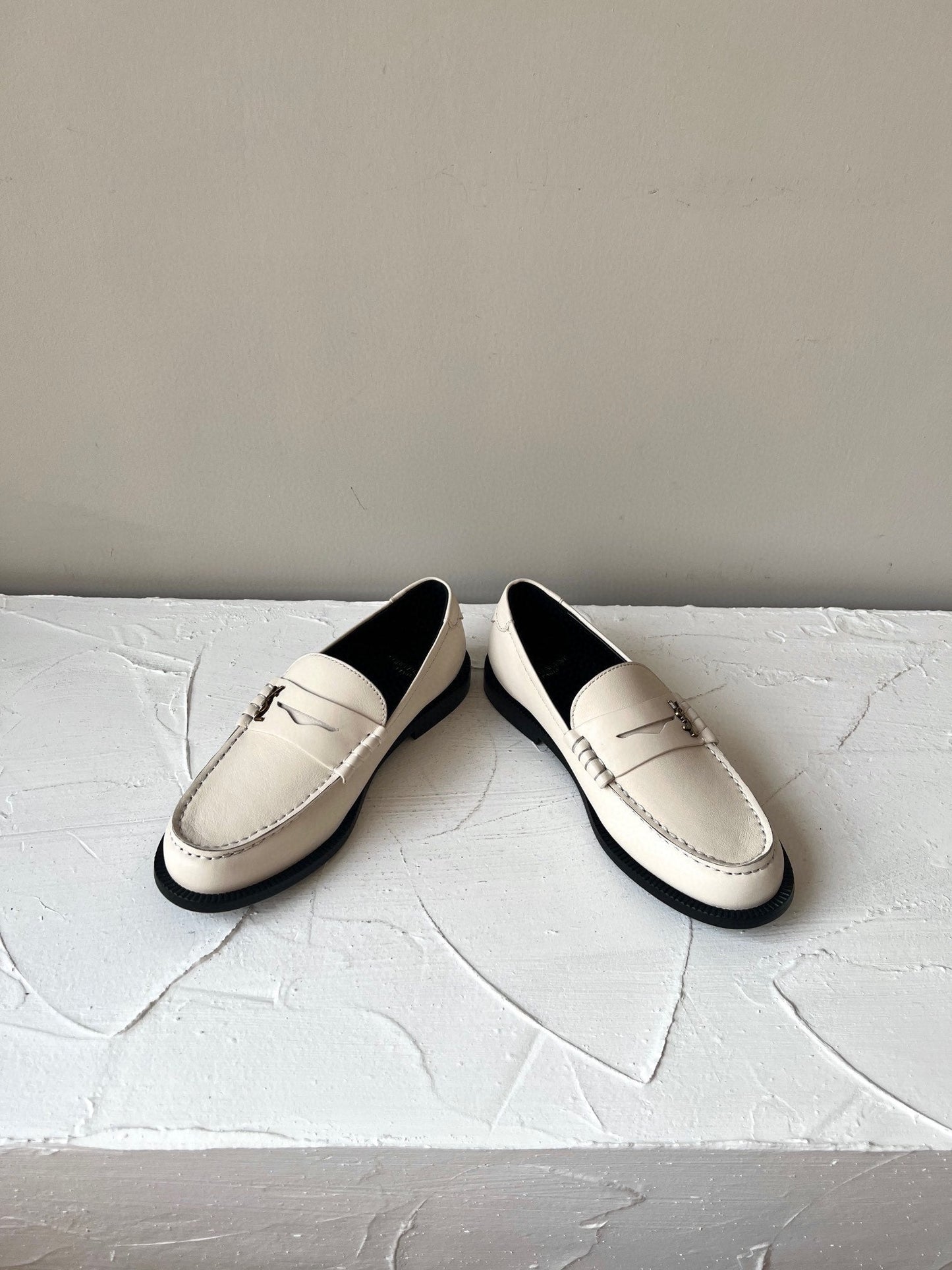 SL LE LOAFER WHITE SUEDE