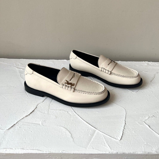 SL LE LOAFER WHITE SUEDE