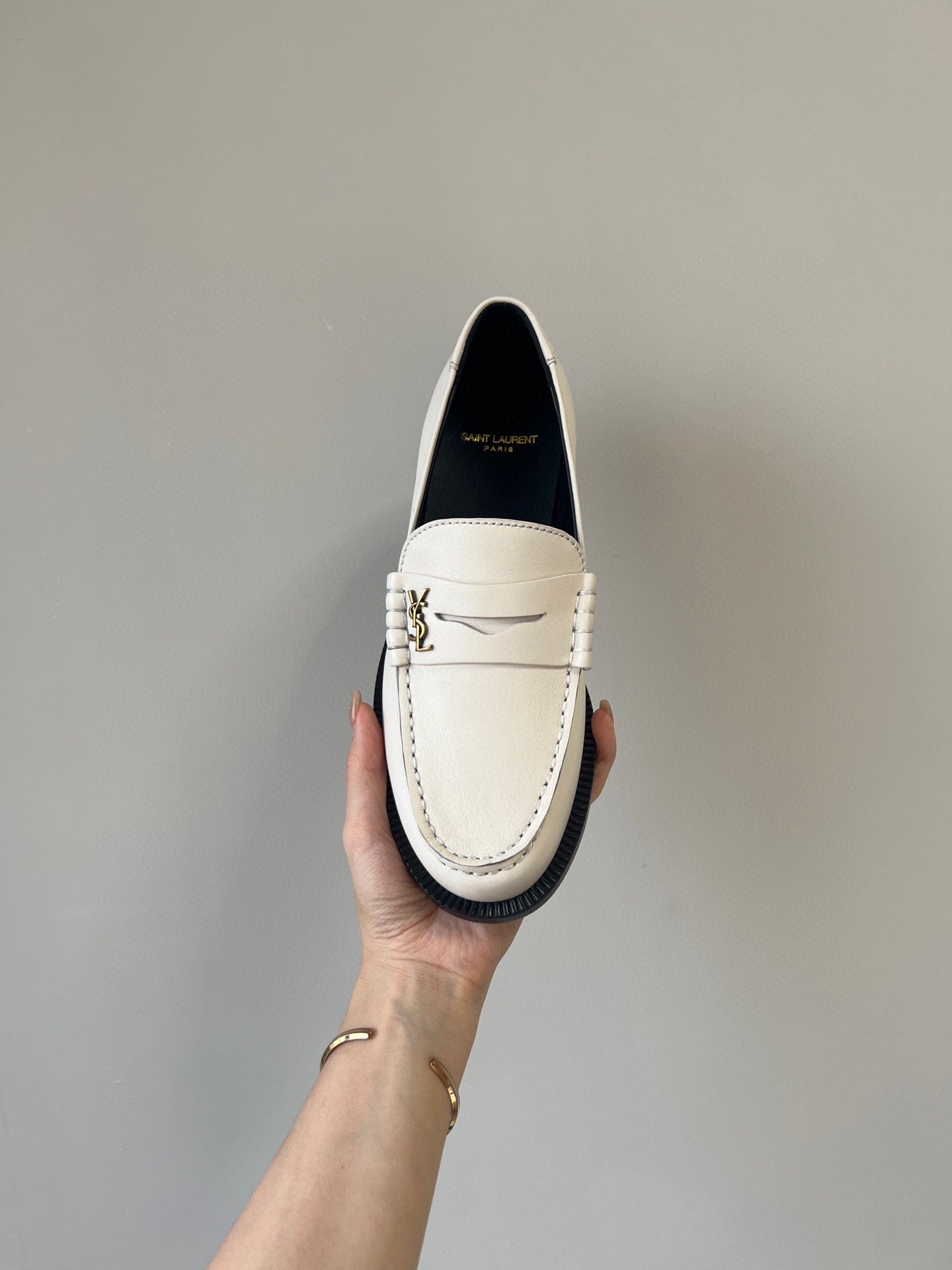 SL LE LOAFER WHITE SUEDE