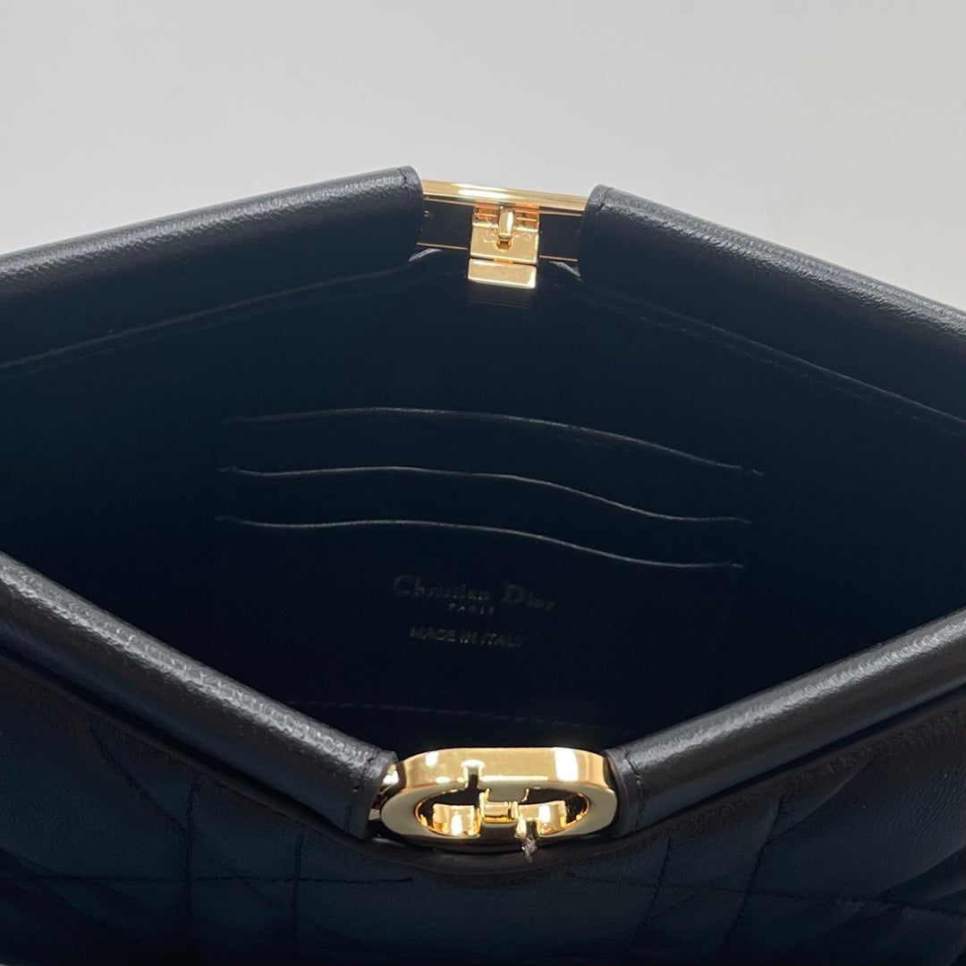 cd caro colle noire 27.5 black calfskin