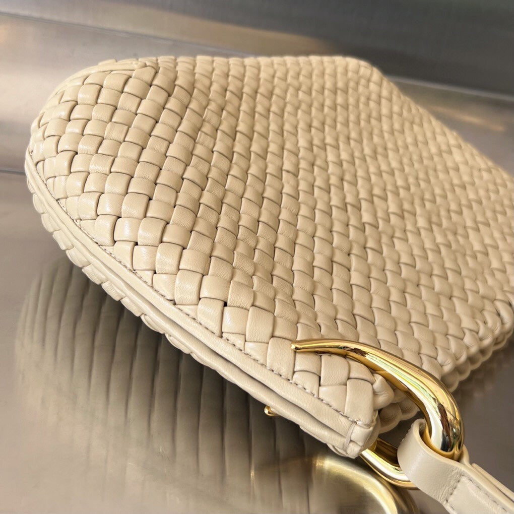 SMALL CLICKER 27 BEIGE LAMBSKIN