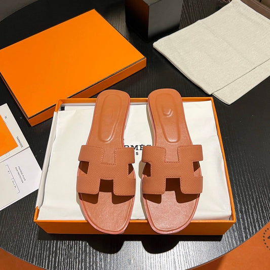 0RAN SANDAL Leather Carrot