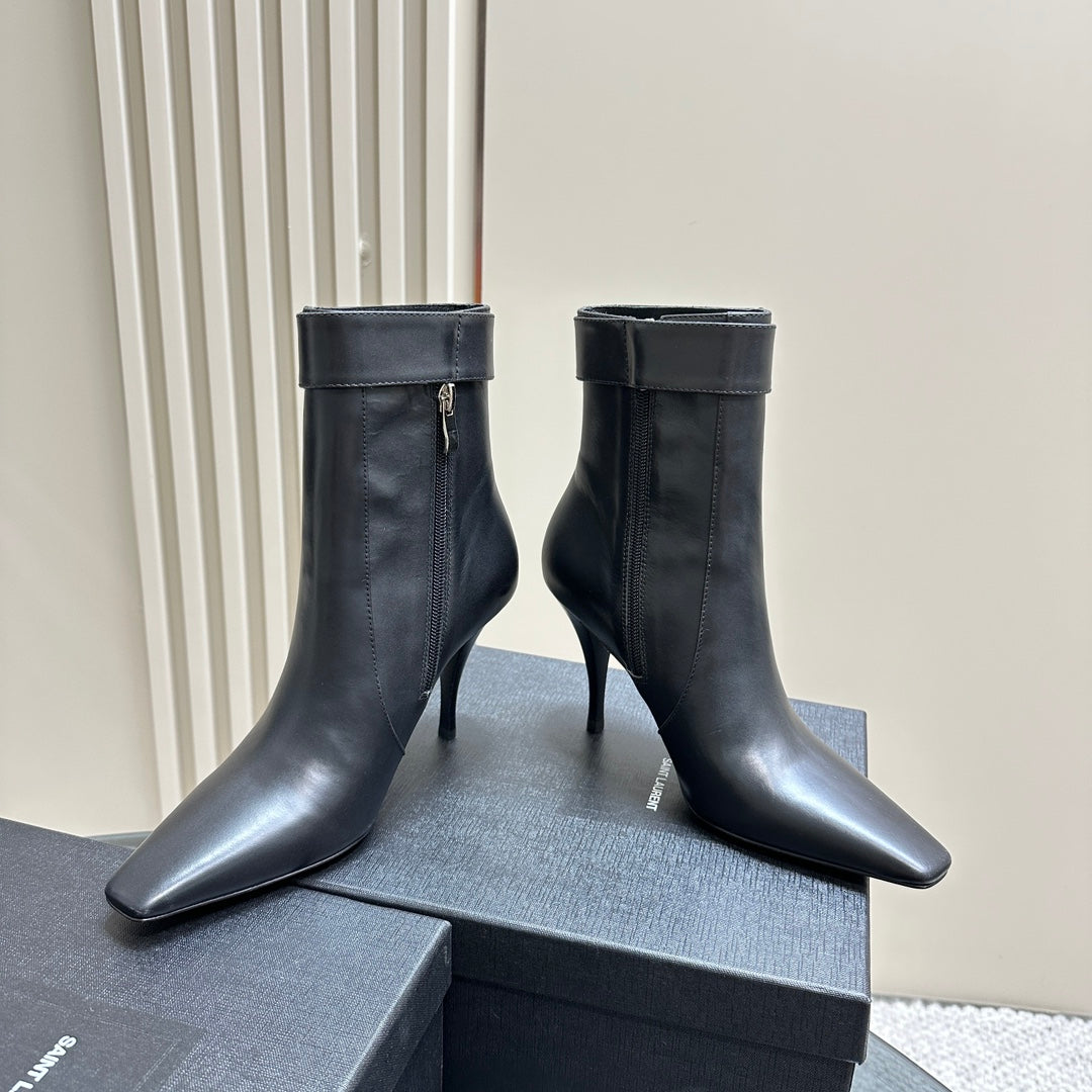 SL CLAUDE BOOTS BLACK CALFSKIN