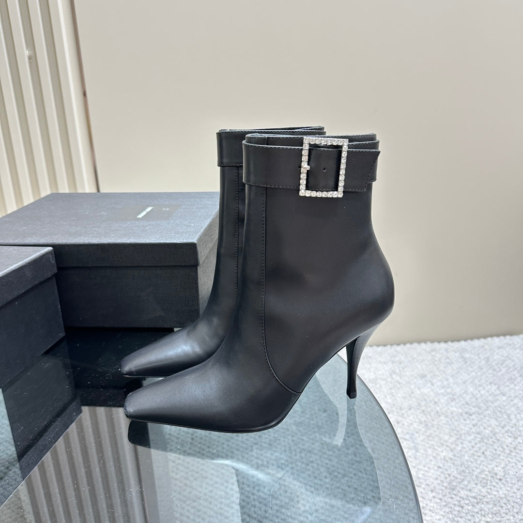 SL CLAUDE BOOTS BLACK CALFSKIN